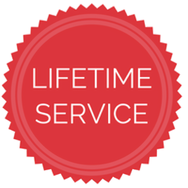 Lifetime Service (with Free Spares)